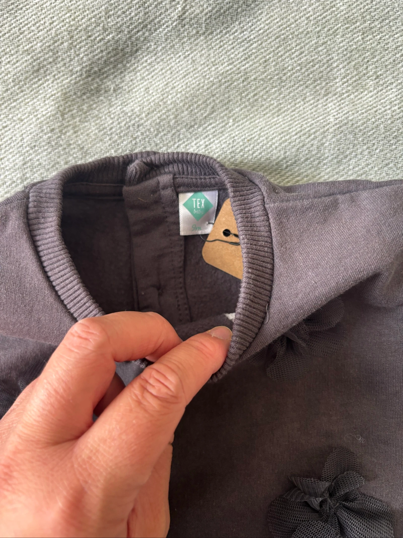 258/ Peplum dress - Tex - 9 months – photo 3